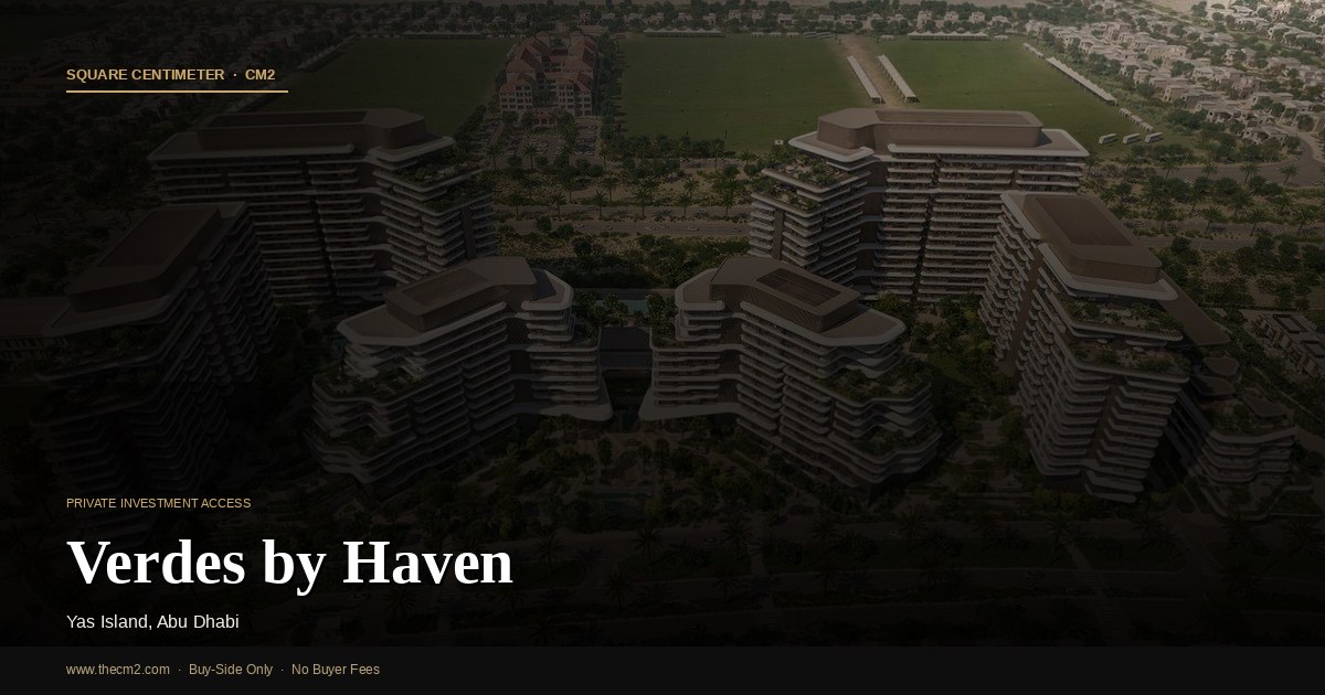 Verdes by Haven — Dubai property investment | CM2