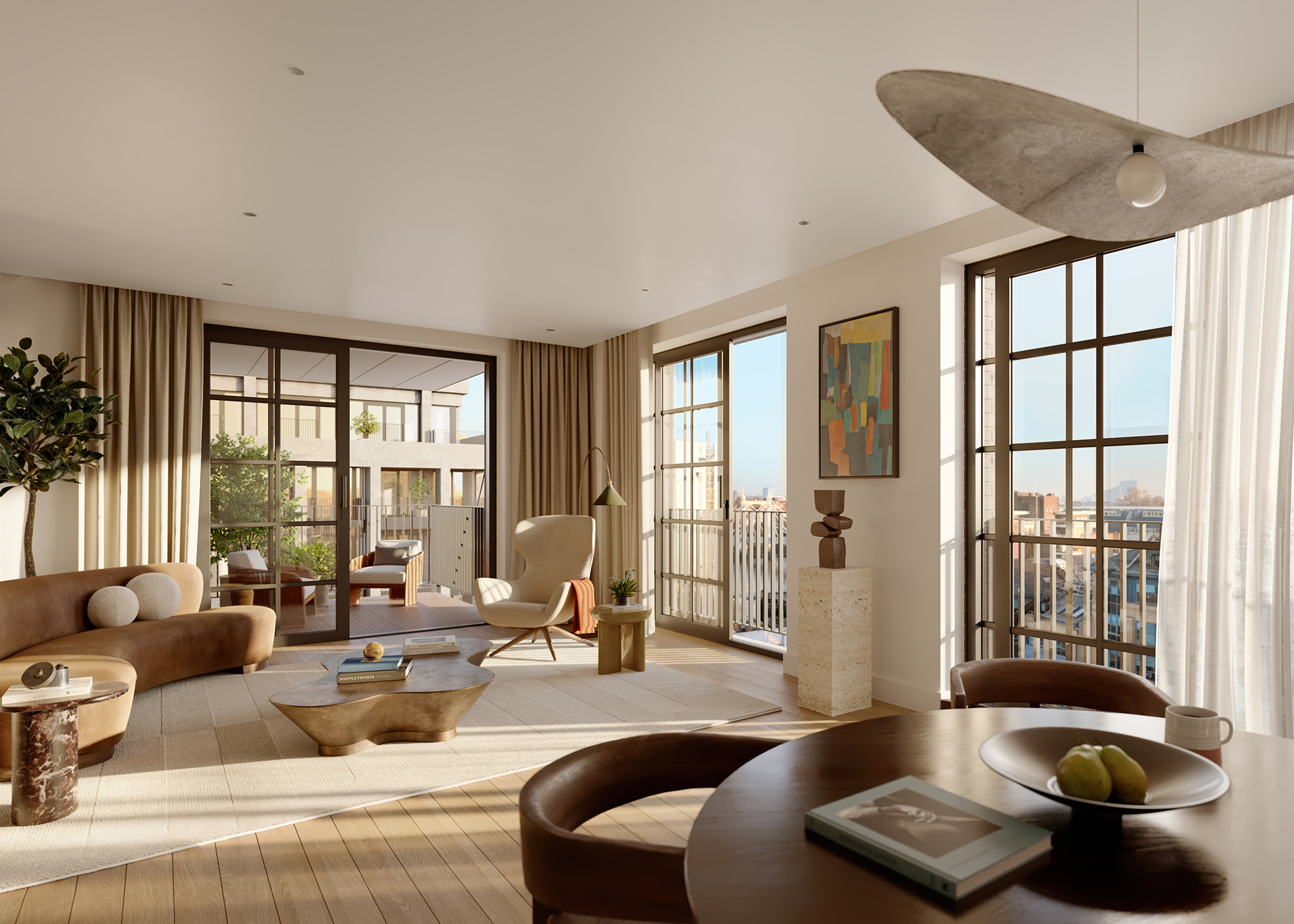 Living & dining area